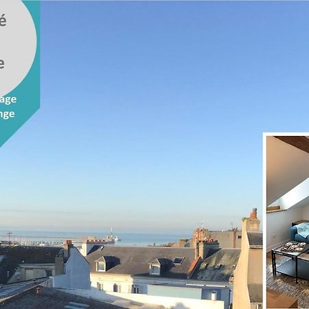 Appart Lh L'Estuaire - F2 Vue Mer Proximite Plage Le Havre Exteriör bild