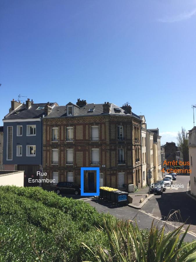 Appart Lh L'Estuaire - F2 Vue Mer Proximite Plage Le Havre Exteriör bild