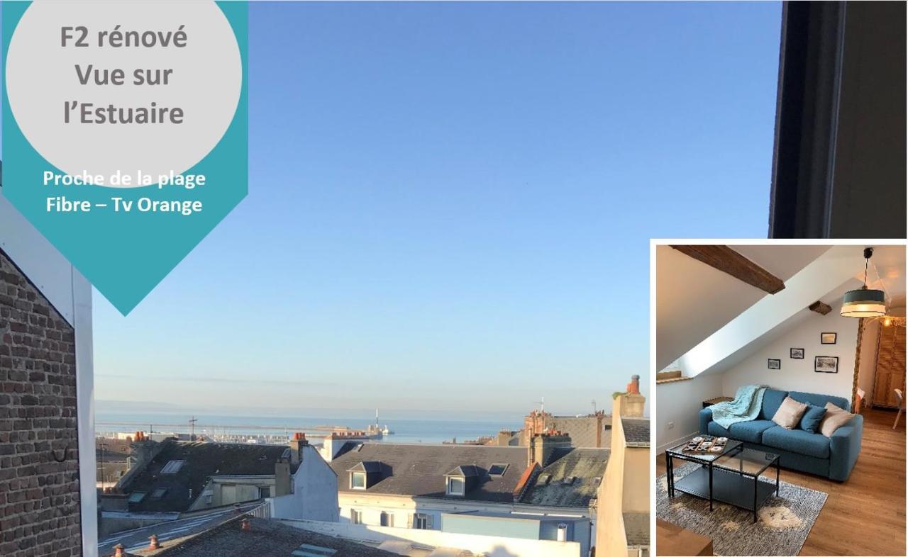 Appart Lh L'Estuaire - F2 Vue Mer Proximite Plage Le Havre Exteriör bild
